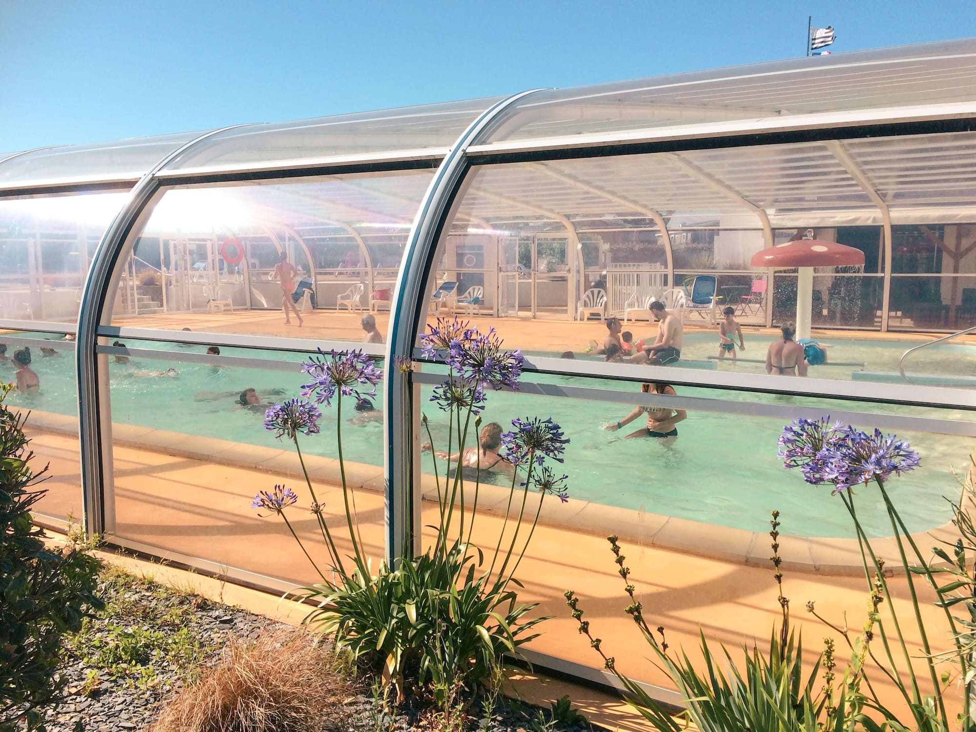 Espace Piscine et Pataugeoire couverte et Chauffée