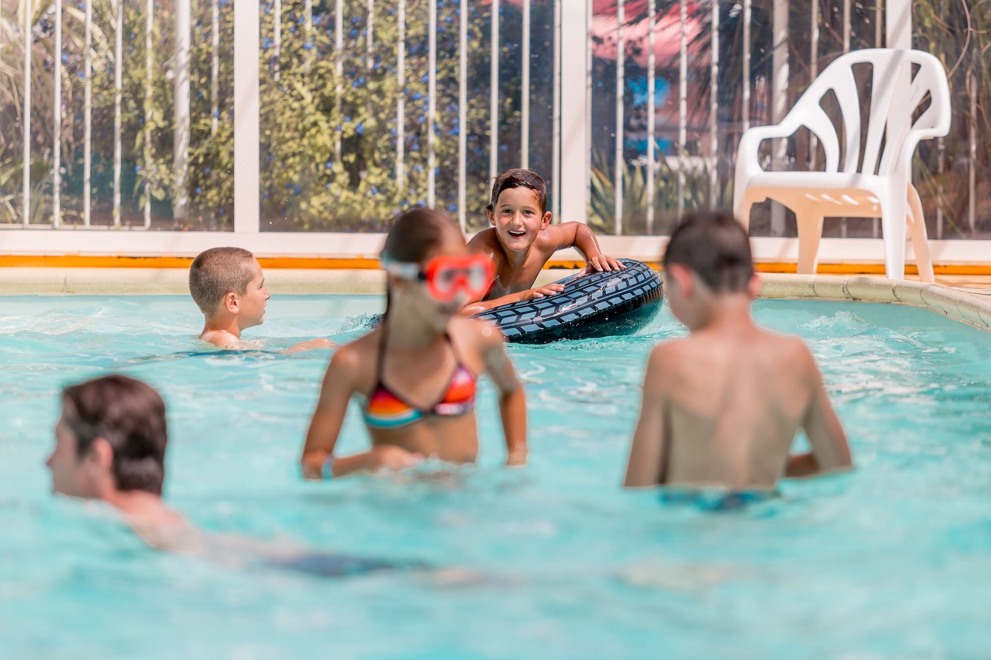 Pointe du talud Piscine enfants jeux